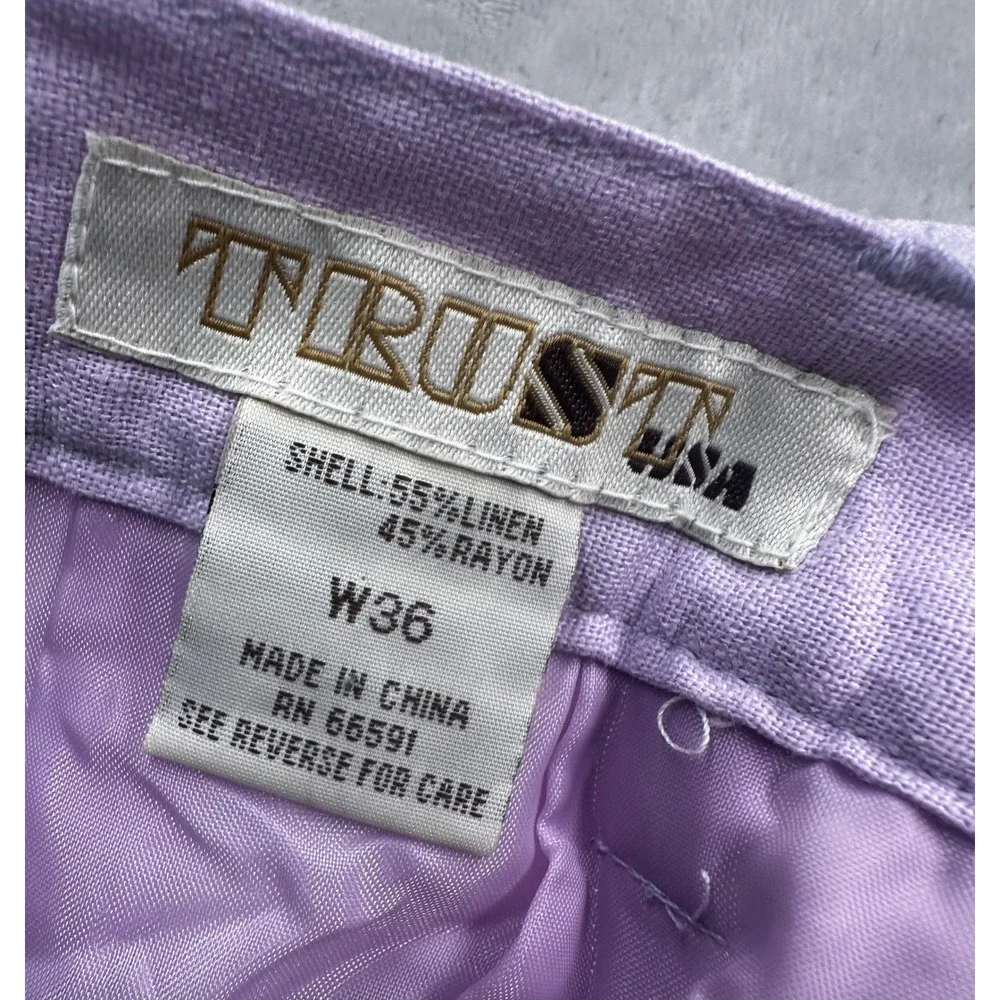 NWT Linen Rayon Shorts Mens 36 14